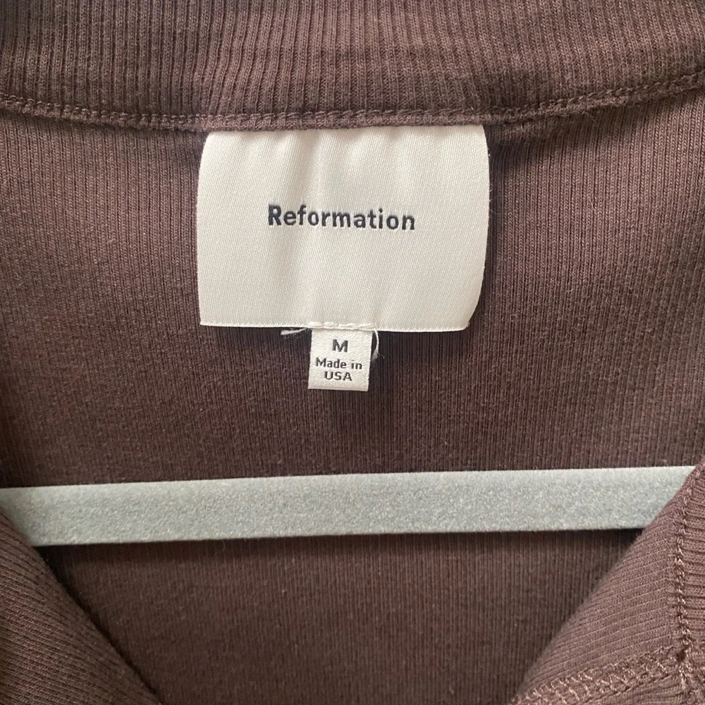 Reformation Raelynn Brown Knit Top - Picture 4 of 4